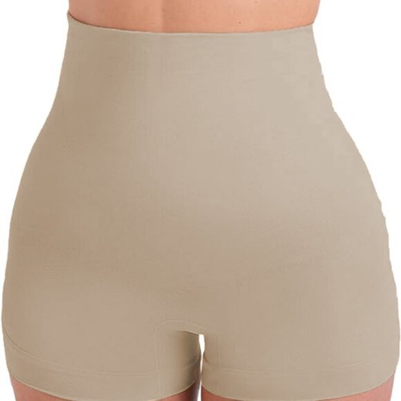 Empetua Shapermint High Waisted Body Shaper Boyshorts Beige Size Small - Picture 1 of 4